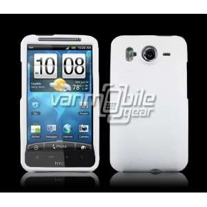 VMG HTC Inspire Hard Case Cover   White Hard 2 Pc Plastic Snap On Case 