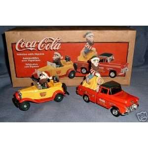 1955 Chevy / 1913 Ford, Coca Cola   N. Pole Bottling Works