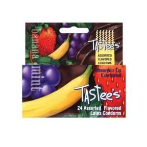  Tastees condoms assorted 24 pack