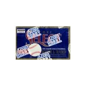 1993 Score Select Rookie & Traded Baseball Hobby Box Toys 