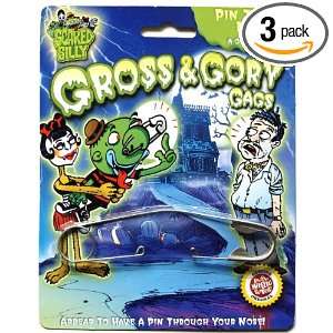  Gross & Gory Gags Pin Thru Nose Trick Health & Personal 