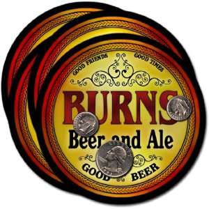  Burns, KS Beer & Ale Coasters   4pk 