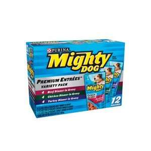  Mighty Dog Premium Entrees Pouch Variety Pack 24 5.3 oz 