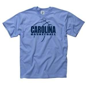   Tar Heels Light Blue Primetime Basketball T Shirt