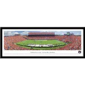  Auburn Tigers Jordan Hare Framed Panoramic Stadium Print 