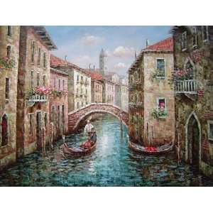  Memories of Venice in Italy Oil Painting 36 x 48 inches 