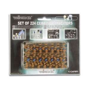    Velleman 224 Piece Ceramic Capacitor Set  K/CAP1 Electronics