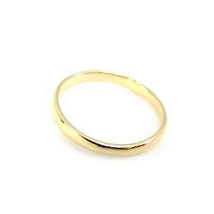   Alliance plated gold Demi jonc 2 mm (0. 08).   Taille 67 Jewelry