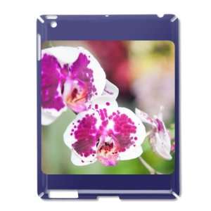 iPad 2 Case Royal Blue of Phalaenopsis Orchids