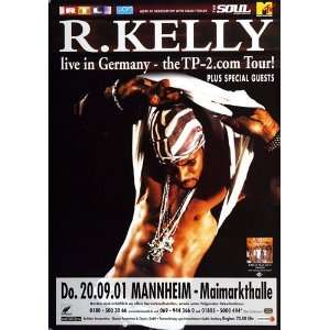  R. Kelly   TP 2 2001   CONCERT   POSTER from GERMANY 