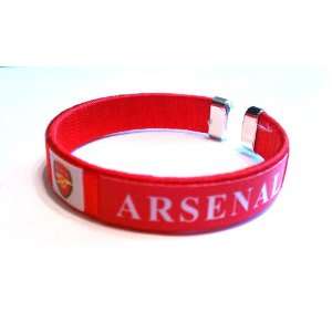 Arsenal FC Team Logo English Soccer Bracelet Wristband