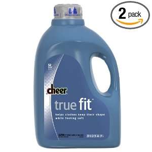  Cheer True Fit Liquid Detergent, 52 Load Bottle (Pack of 2 