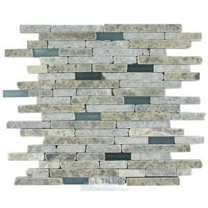 Faultline stone & glass mosaic tile in cascadia fault line 