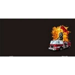 Fire Rescue FLAT License Plates Blanks for Customizing Plate Tag Tags 