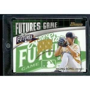  2003 Bowman Futures Game Seung Song Game Jersey Boston Red 