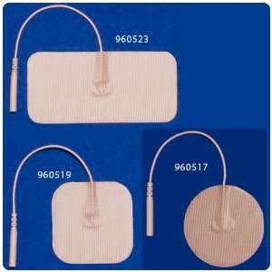   Tan Tricot Electrodes   2 Round   4/pk.