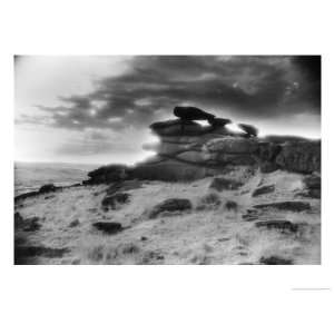 The Cheesewring, Bodmin Moor, Cornwall, England Giclee Poster Print by 