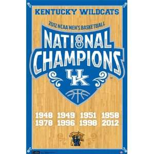  Kentucky Wildcats 2012 NCAA Basketball National Champions 