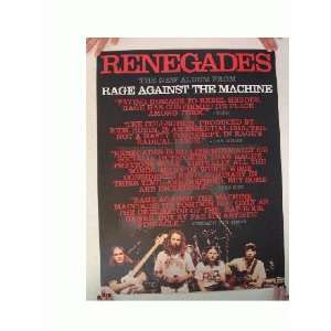  Rage Against The Machine Poster Renegades RATM Everything 