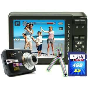  SVP Xthinn 8368 Black 10MP Max 3x Optical Zoom 3 LCD 