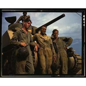  Photo Tank crew standing in front of an M 4 tank, Ft. Knox 