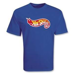  hidden Hot Skills Soccer T Shirt (Royal) Sports 