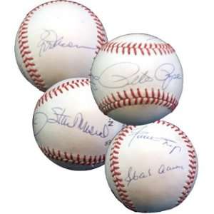  3000 Hit Club Autographed 6 Signatures Baseball Jimmy 