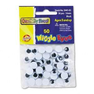  Eyes, 10mm, Black, 50/Pack   Sold As 1 Pack   Animate your projects 