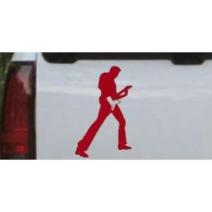 Guitar Player Silhouette Silhouettes Car Window Wall Laptop Decal 