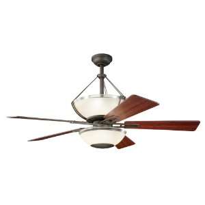 Kichler Lighting 300111OZ Lucia 52 Inch Ceiling Fan, Olde Bronze with 