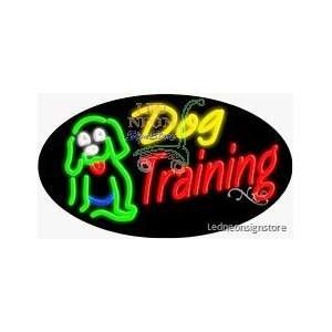  Dog Training Neon Sign 17 Tall x 30 Wide x 3 Deep 