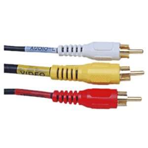  Petra Mono Vcr Dubbing Cable (6Ft, Gold Connectors 