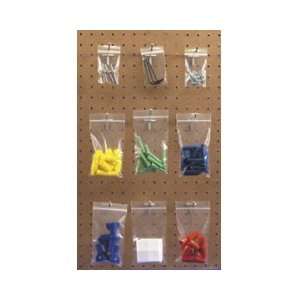   Mil Reclosable Poly Bags w/ Hang Hole, 3 x 5