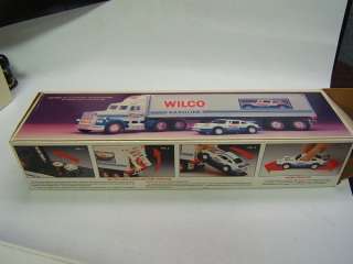 Wilco Gasoline Toy Truck & Racer battery headlights MIB  