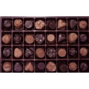 Lang Chocolates 1085 32p 32pc Assorted Milk and Dark Chocolates