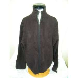   Republic Purple Mens Large Zip Sweater Wool 2203 