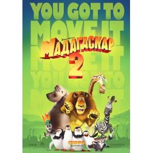  Madagascar Escape 2 Africa (2008) 27 x 40 Movie Poster 