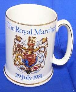 Woods Sons Royal Marriage Prince Charles Diana Mug Cup  
