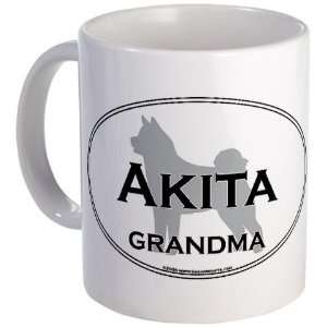  Akita GRANDMA Pets Mug by 