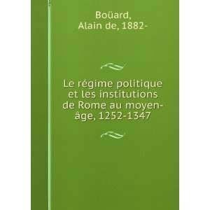   de Rome au moyen Ã¢ge, 1252 1347 Alain de, 1882  BoÃ¼ard Books