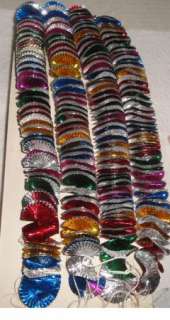 VINTAGE SPIRAL FOIL GARLAND MULTICOLOR UNUSED MIP  