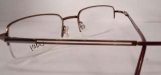 MAY Men Helio 2 brown Eyeglasses Frame eyewear LMAY metal rimless 