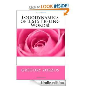  Logodynamics of 3,615 feeling words eBook Gregory Zorzos 