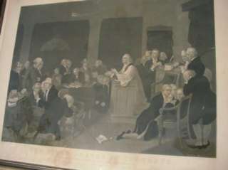 THE FIRST PRAYER IN CONGRESS ETCHING  