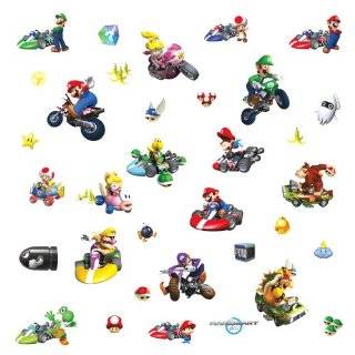 ROOMMATES 771SCS Nintendo Mario Kart Peel and Stick Wall Decals by 