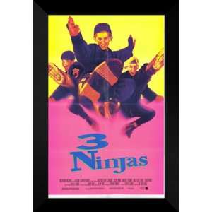  3 Ninjas 27x40 FRAMED Movie Poster   Style B   1992