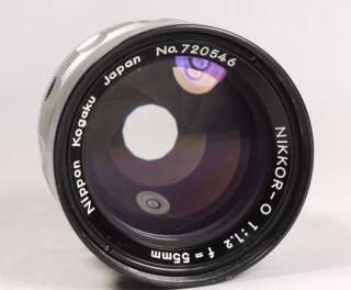 Nikon Nikkor 55mm F/1.2 CRT High Speed Macro Lens  