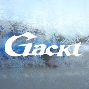  Gackt White Decal Jrock Japanese Car Window Laptop White 