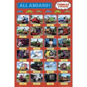  Thomas The Tank Engine   TV Show Poster (All Aboard 