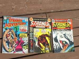 OLD DC STRANGE ADVENTURES COMIC BOOKS #179,239,243  